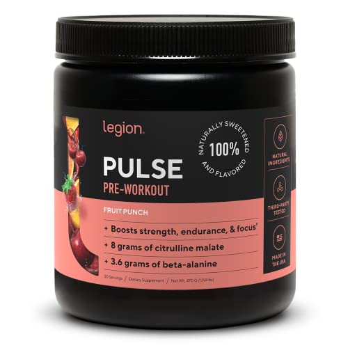 LEGION Pulse Pre Workout Supplement - All Natural...