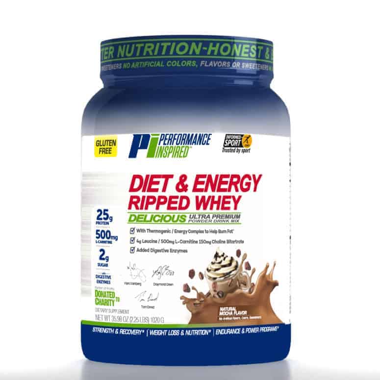 Performance Inspired Nutrition Diet & Energy Ripped Whey